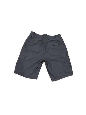 Duluth Trading Dry On The Fly 10”Stretch Nylon Hiking Cargo Shorts Sz 6 Blue Gry